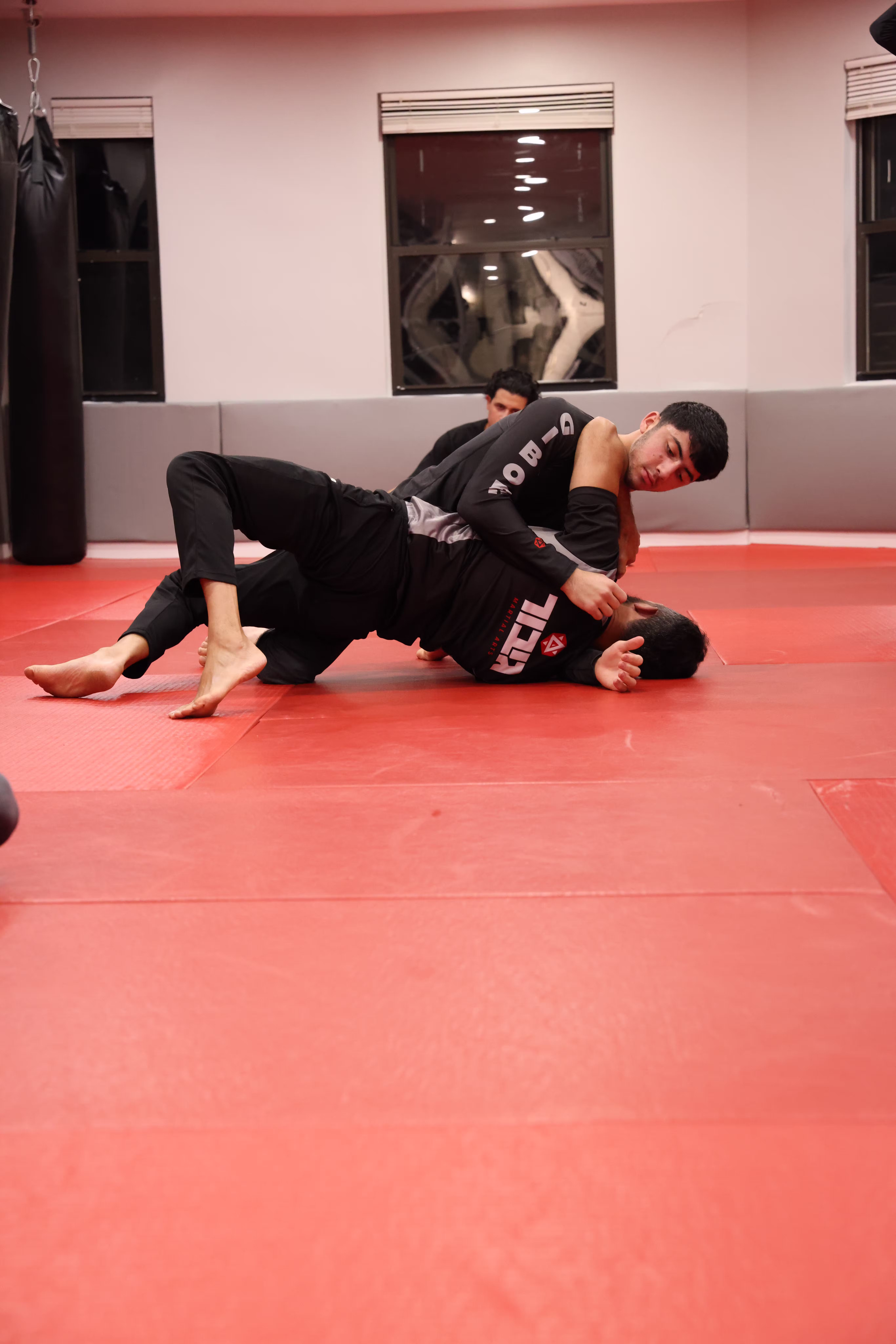 Youth jiu-jitsu class for ages 9–13 at BeGibor