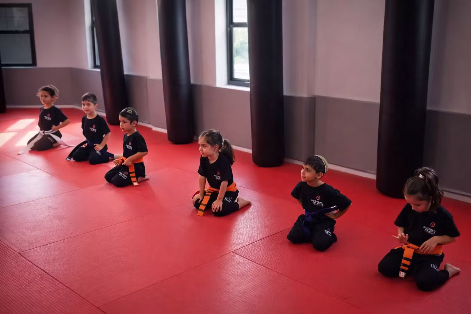 Preschool martial arts class at Gibor
